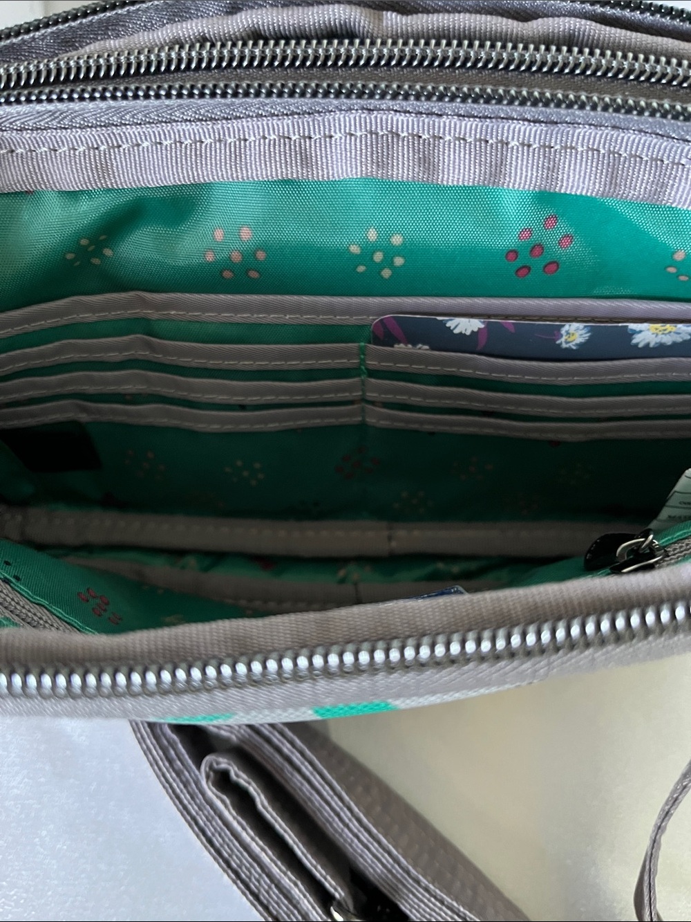 LUG - Coupe XL Matte Luxe VL Convertible Crossbody Bag in Wildflower Multi - Picture 12 of 13
